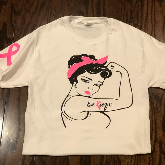 New! Breast Cancer Awareness T-shirt - Rosie - Picture 2 of 2